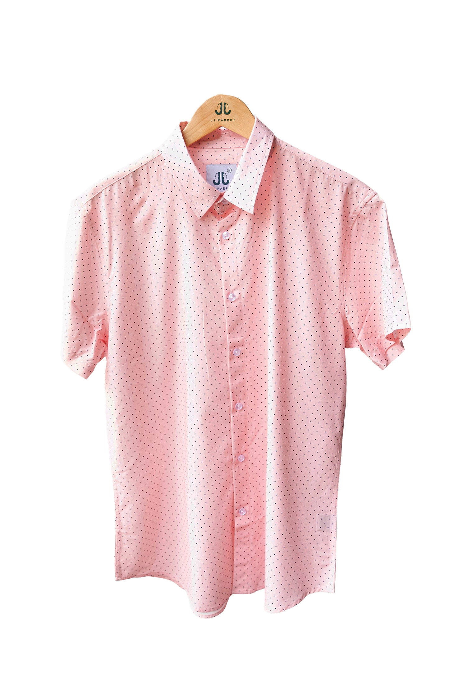 
                  
                    Pink Polka Dot Short Sleeve Button Down
                  
                